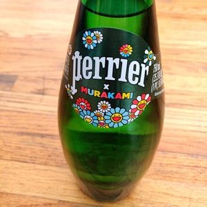 Murakami x Perrier 750 ml carbonated mineral water